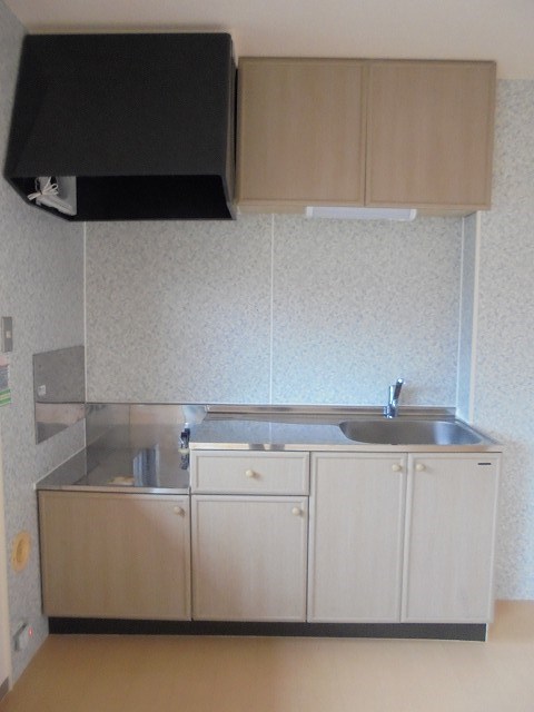 キッチン　写真は202号室です(参考)