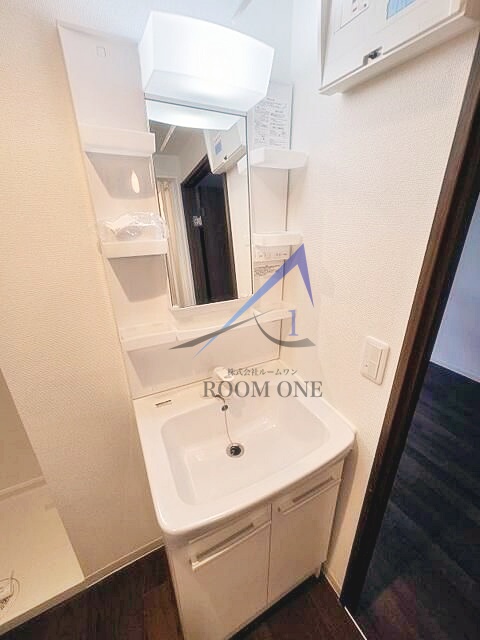 洗面設備　洗面台です。