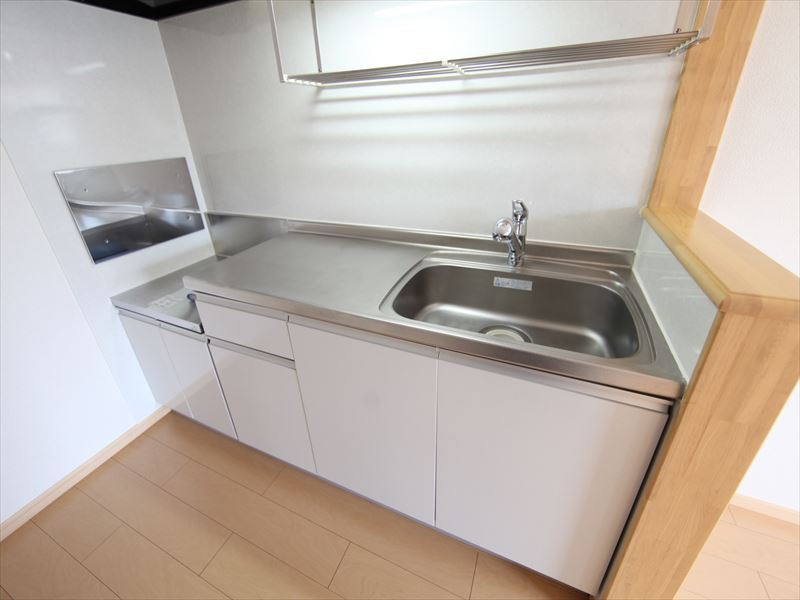 キッチン　ガス2口コンロ設置可