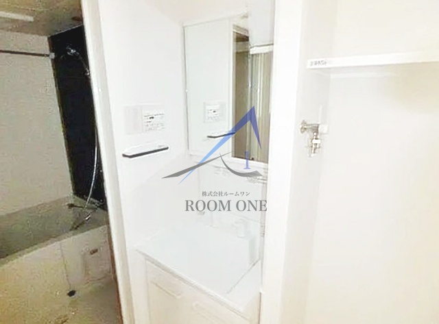 洗面設備　洗面台です。