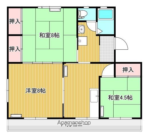 サンリッチ新橋の間取り写真