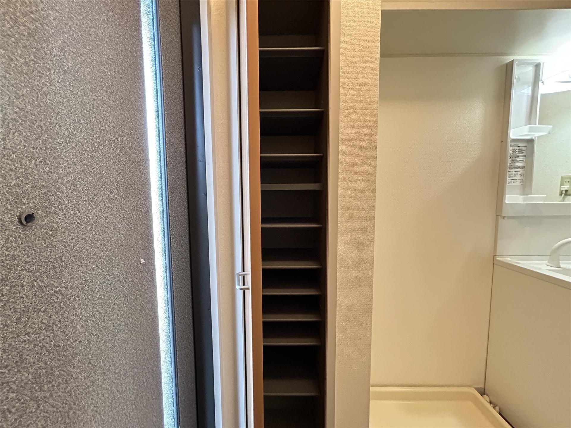 玄関　シューズボックス付きの玄関です