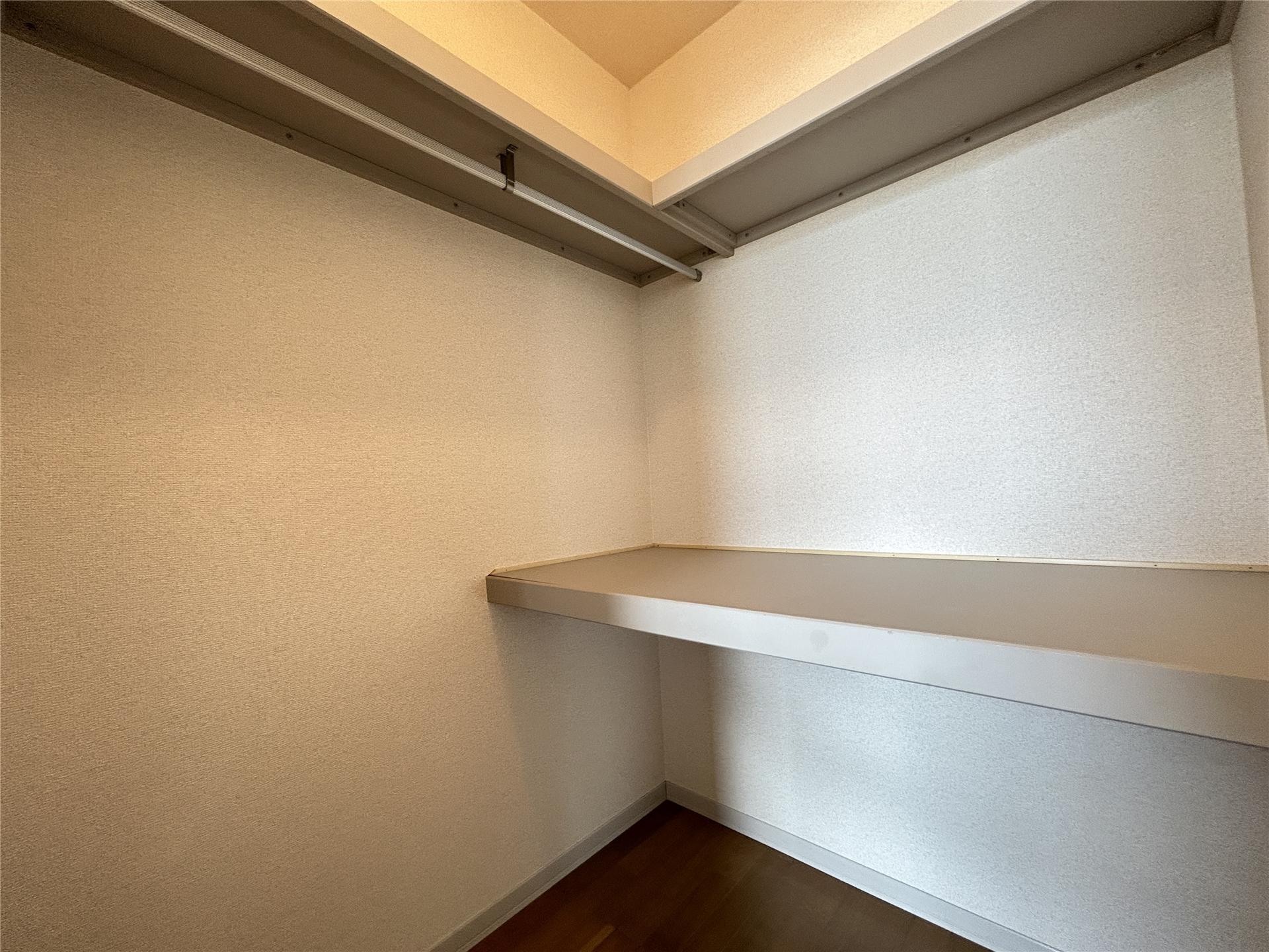 収納　ウォークインクローゼット付きです