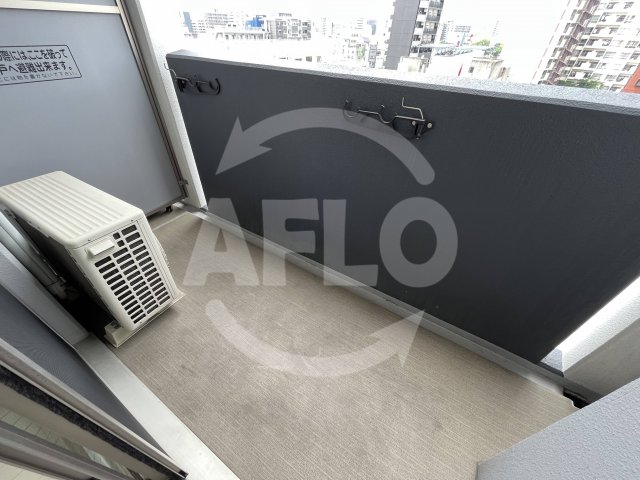 バルコニー　レインボーコート南堀江　バルコニー浴室乾燥機