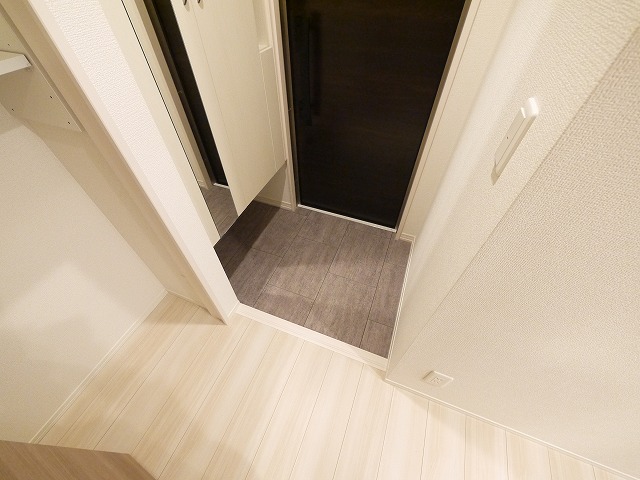 玄関　収納もある玄関です