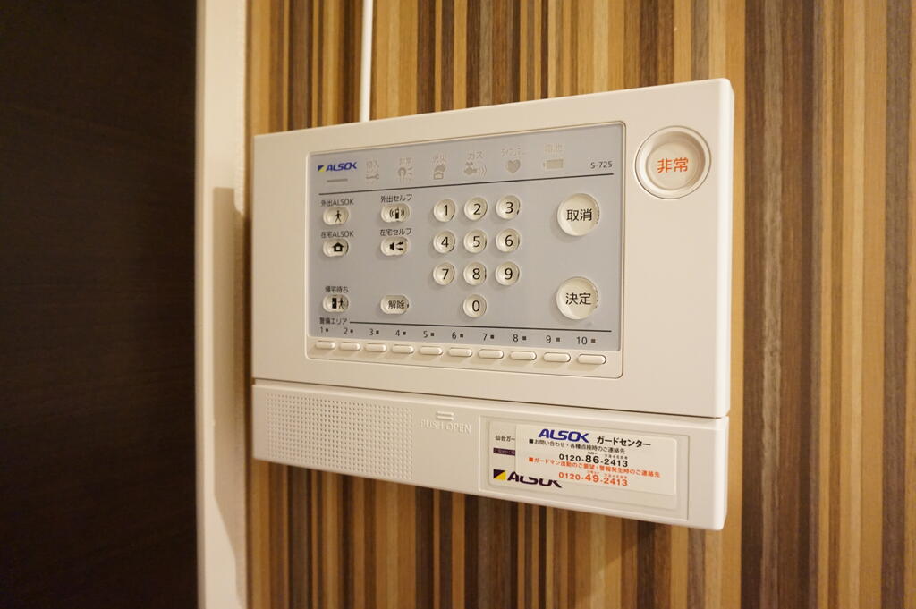 セキュリティ　写真は別物件別部屋を使用しております。