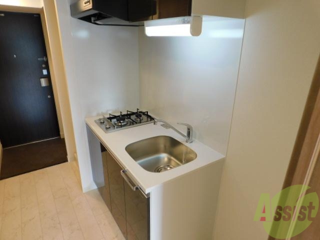 キッチン　２口ガスキッチンです