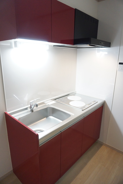 キッチン　ＩＨコンロ２口付き