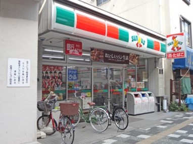 コンビニ　サンクス新板橋駅前店（コンビニ）まで118m