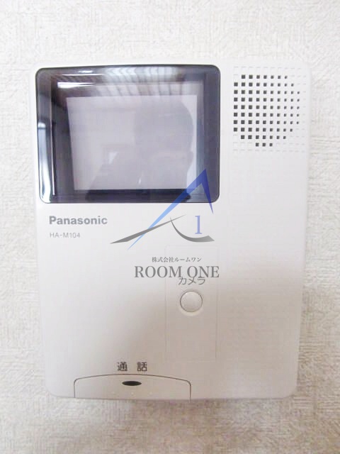 セキュリティ　モニター付きインターホンです。