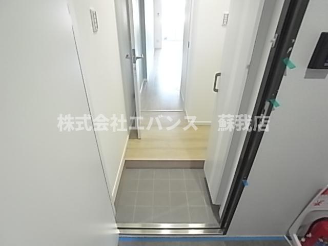 玄関　収納もある玄関です
