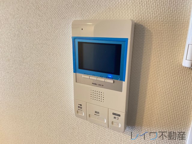 セキュリティ　モニター付きインターホンです