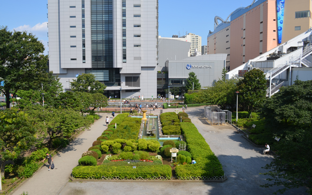 公園　礫川公園（公園）まで629m