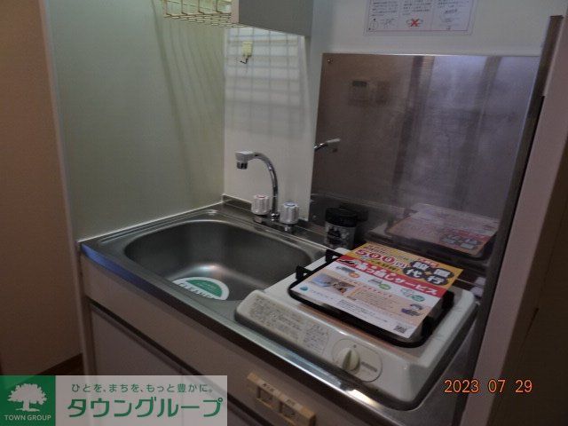 キッチン　1口ガスコンロ