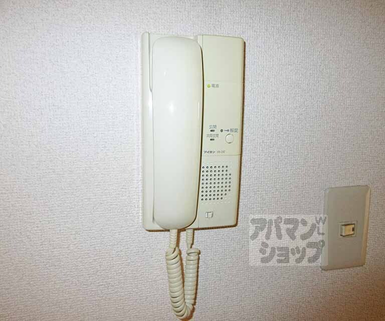 セキュリティ　インターフォンもついてます！