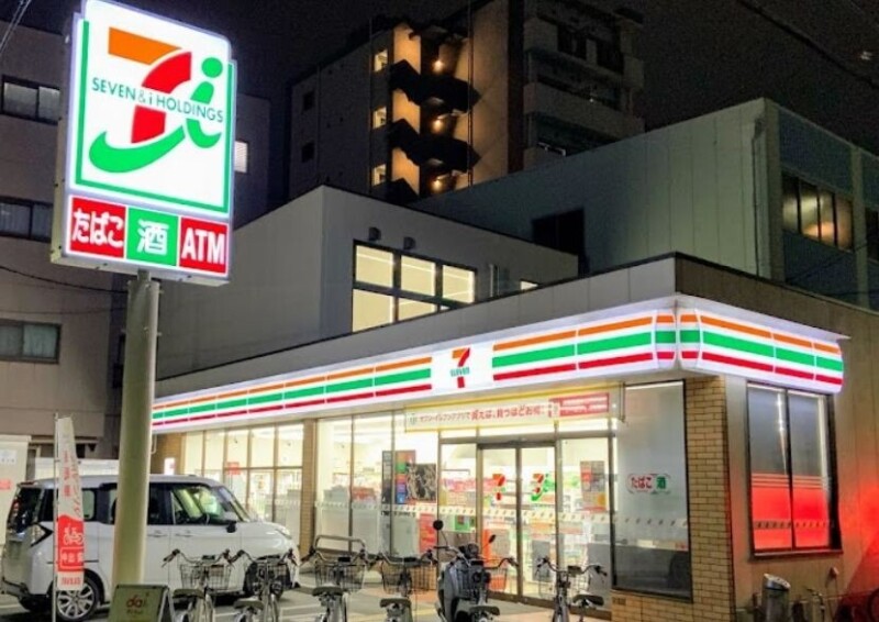 コンビニ　セブンイレブン大阪大淀中店（コンビニ）まで342m