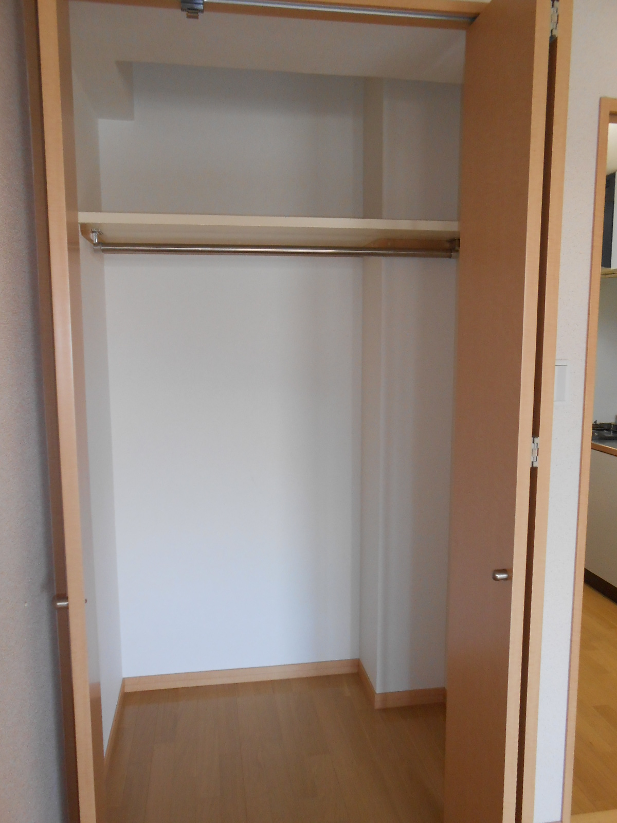 収納　クローゼット付のお部屋です♪