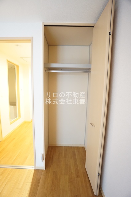 収納　収納はクローゼットタイプなので、整理整頓はかどります☆
