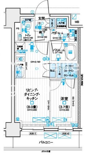デュオステージ海老名IIの間取り写真