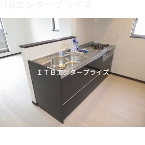 ヴィーブル上島A棟のキッチン写真
