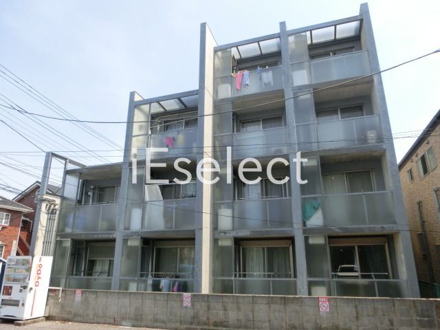 建物外観　新検見川駅まで徒歩１分で通勤も便利な立地です。