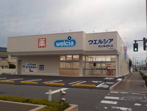 ドラックストア　ウエルシア岡山奉還町店（ドラッグストア）まで306m