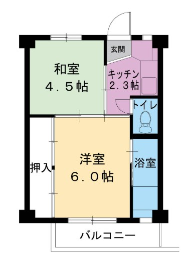 ビレッジハウス白銀の間取り写真