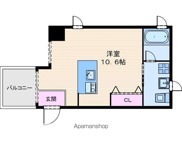 地下鉄中央線 堺筋本町駅 徒歩1分 14階建 築20年の間取り写真