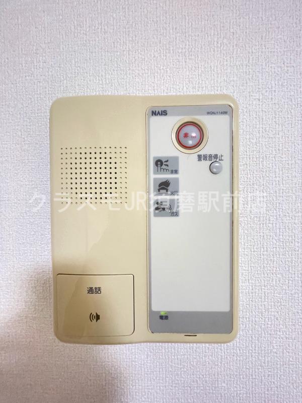 セキュリティ　来客はこちらで確認してください。