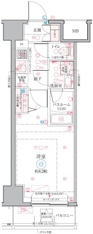 クレヴィスタお花茶屋の間取り写真