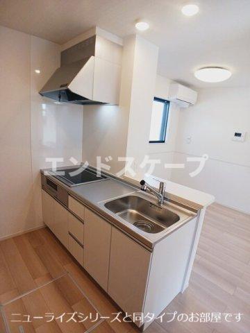 ＪＲ両毛線 伊勢崎駅 徒歩43分 2階建 新築のキッチン写真