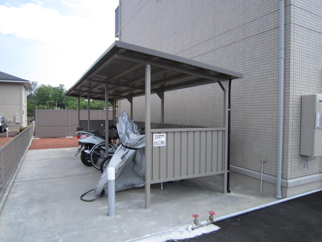 眺望　駐輪場