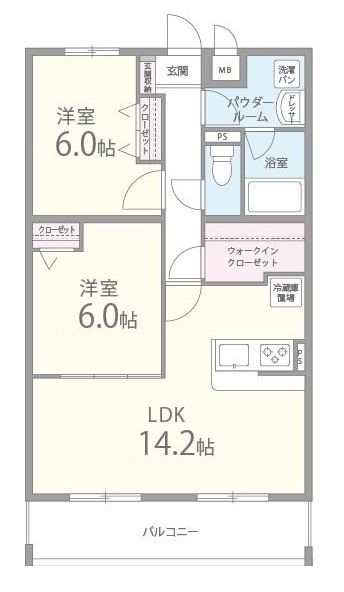 サンヴィラ24の間取り写真