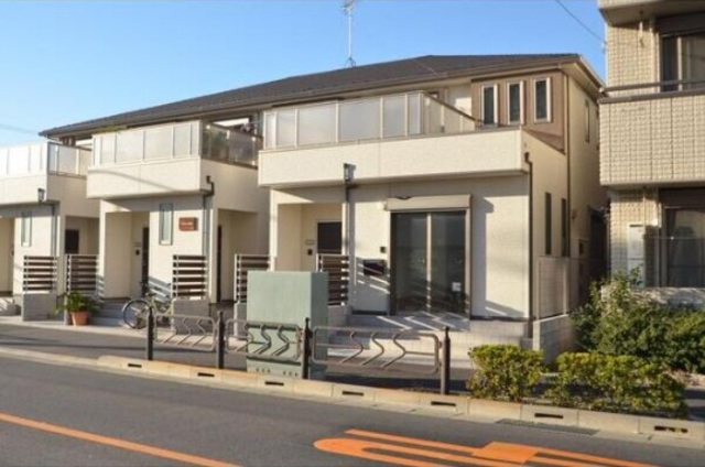 建物外観　住友林業施工の温かみのあるアパートです。。