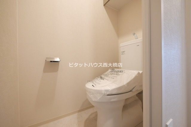 京阪本線 天満橋駅 徒歩3分 15階建 築2年のトイレ写真