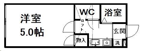 アーバンシティ川内の間取り写真