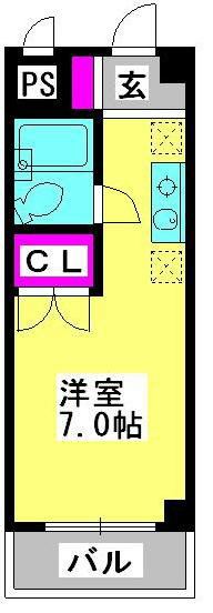 小田急江ノ島線 湘南台駅 徒歩5分 4階建 築29年の間取り写真