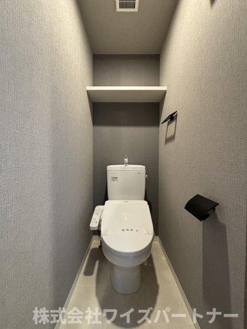 西鉄天神大牟田線 大橋駅 徒歩12分 13階建 築5年のトイレ写真