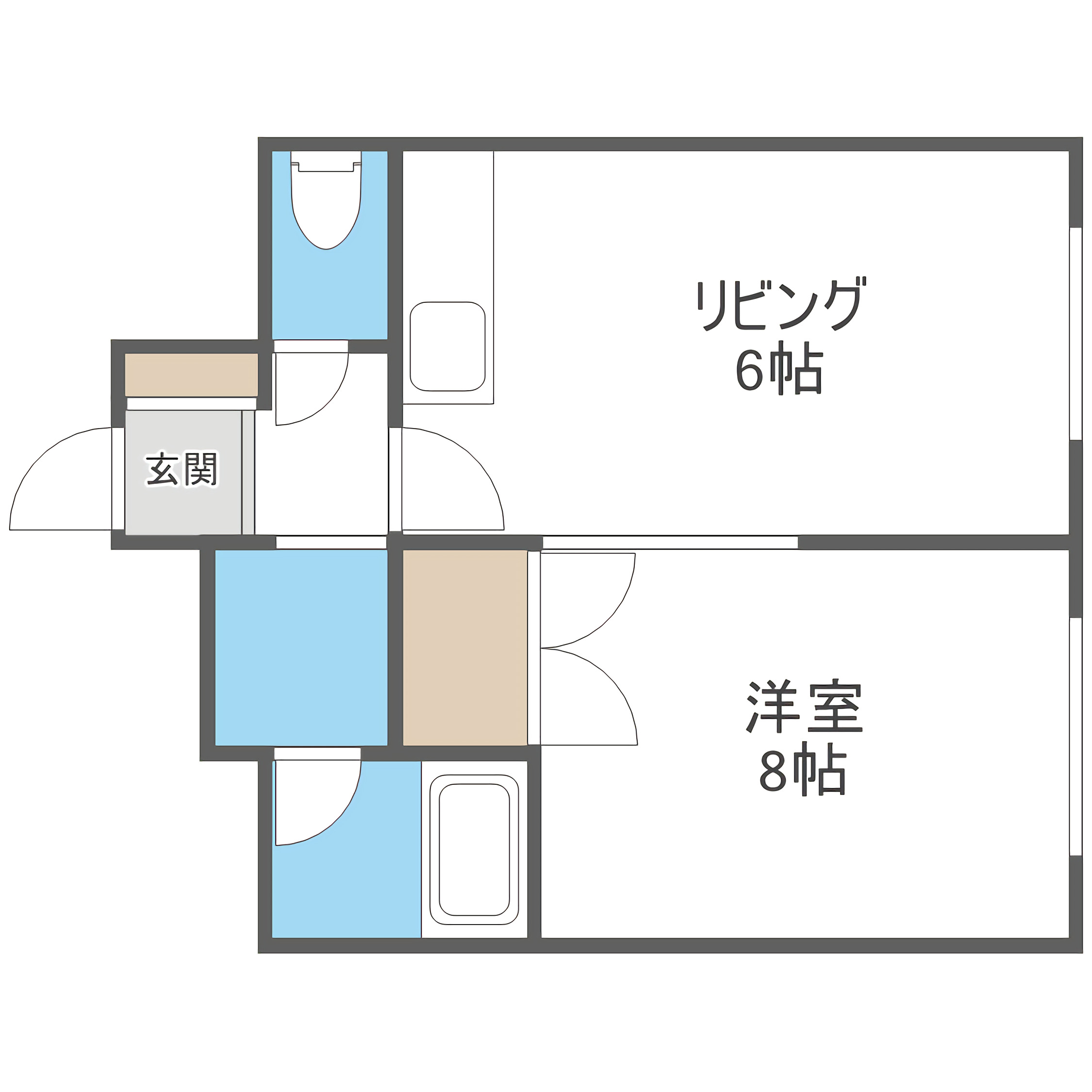 カントリー70の間取り写真