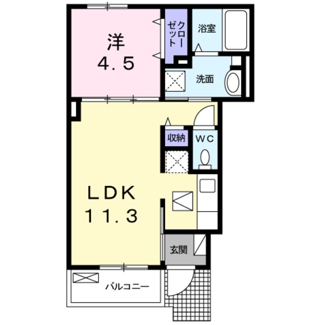 南海本線 湊駅 徒歩12分 2階建 築8年の間取り写真
