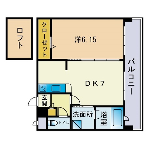 HF大濠レジデンスBAYSIDEの間取り写真