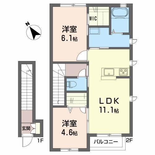 シャーメゾン南中町の間取り写真