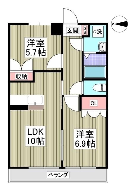 タペストリーの間取り写真