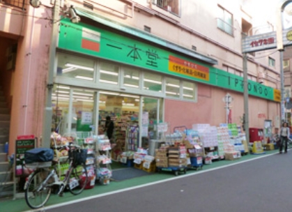 ドラックストア　ドラッグストア一本堂目黒店（ドラッグストア）まで245m