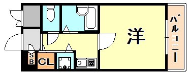 パルシオ三宮フラワーロードの間取り写真