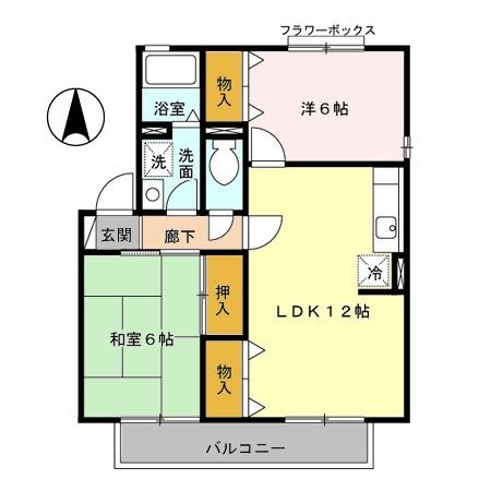 セジュールアネシス1の間取り写真
