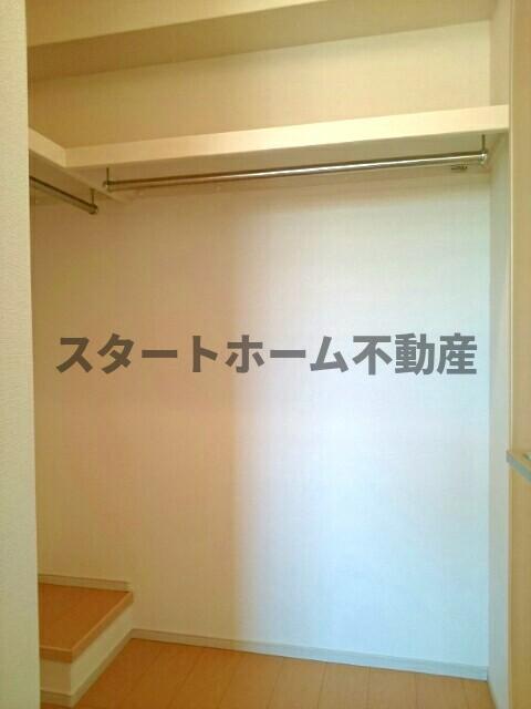 収納　たっぷりとした収納スペースです