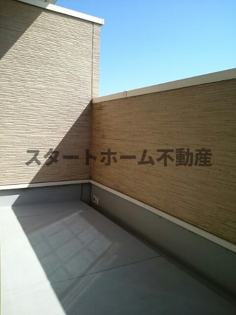 バルコニー　広々としたバルコニーです