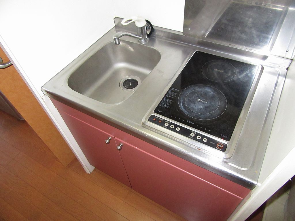キッチン　電気コンロ2口※同タイプ
