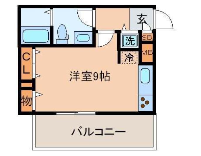 西武池袋線 練馬駅 徒歩2分 8階建 築25年の間取り写真
